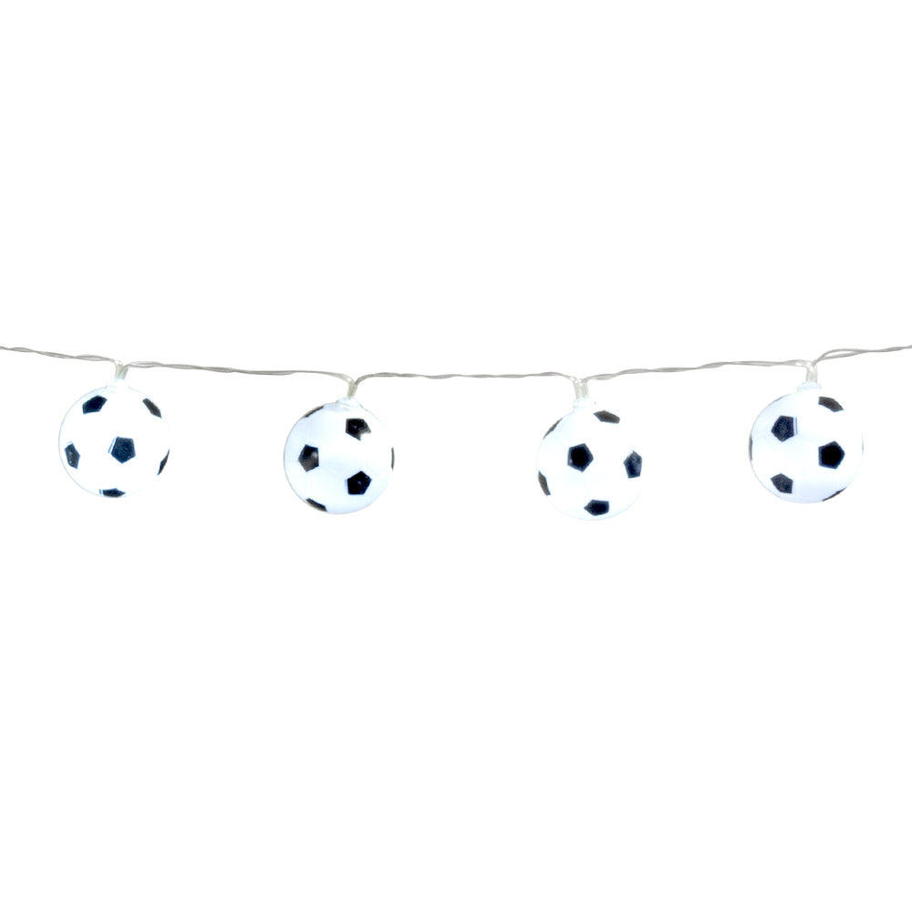 Boland LED Lichterkette – Weisse Fussball-Balllichter 140 cm batteriebetrieben - Fasnacht24.ch – Detailansicht