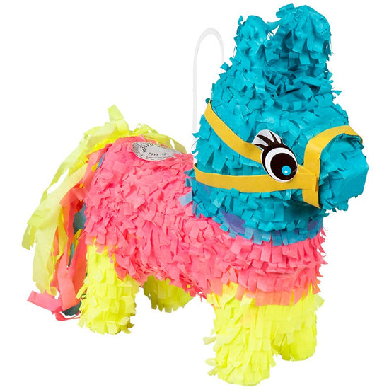 Boland Mini Bunte Esel Piñata 20 x 18 cm Partydeko – Produktansicht