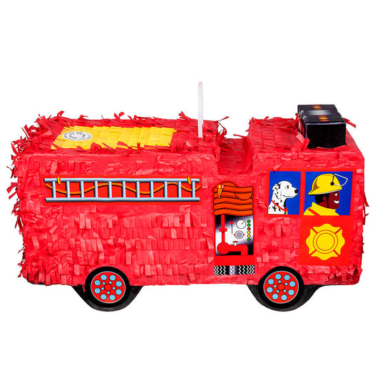 Boland Feuerwehr-Lastwagen Piñata – 43x24x18cm Kinder Partydeko - Fasnacht24.ch