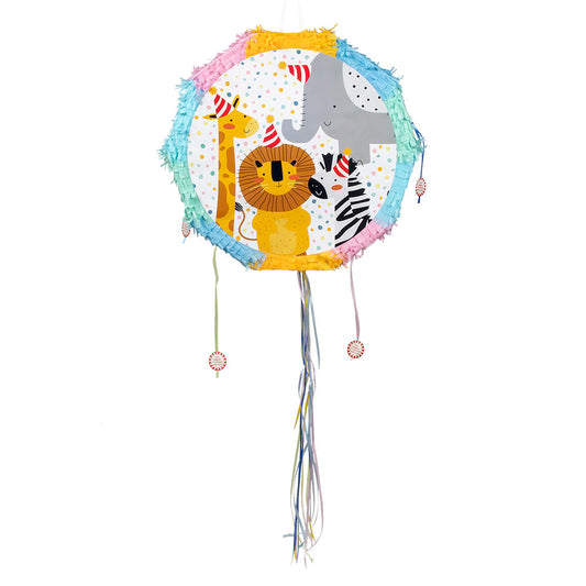 Boland Safari Piñata – Tier-Party Pinata 44x44x9 cm, Recycelter Karton - Fasnacht24.ch – Produktansicht