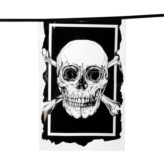 Piraten Party Banner – Boland 6m Kunststoffgirlande mit 10 Fahnen - Fasnacht24.ch