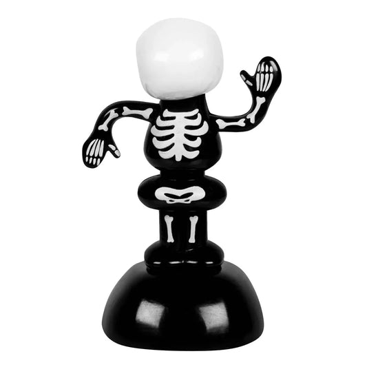 Boland Solar Tanzendes Skelett – LED Halloween Tischdeko 11 cm - Fasnacht24.ch