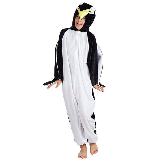 Boland Pinguin Plüschkostüm Für Kinder – Hooded Overall 140cm - Fasnacht24.ch
