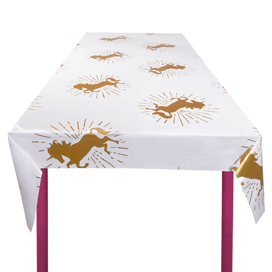 Unicorn Tischdecke – Boland Polyester 130 x 180 cm, Einhorn Motiv – Produktansicht