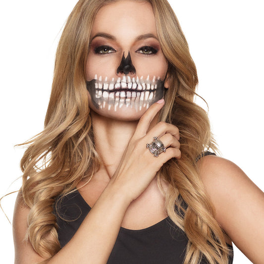 Totenkopf Ring Silber â Boland Herren Biker Ring Aus 925 Sterling Silber - Fasnacht24.ch