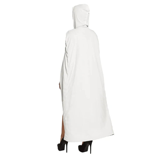 Boland Twilight Reversibler Umhang – Schwarzer & Weißer Kapuzenumhang 170cm - Fasnacht24.ch