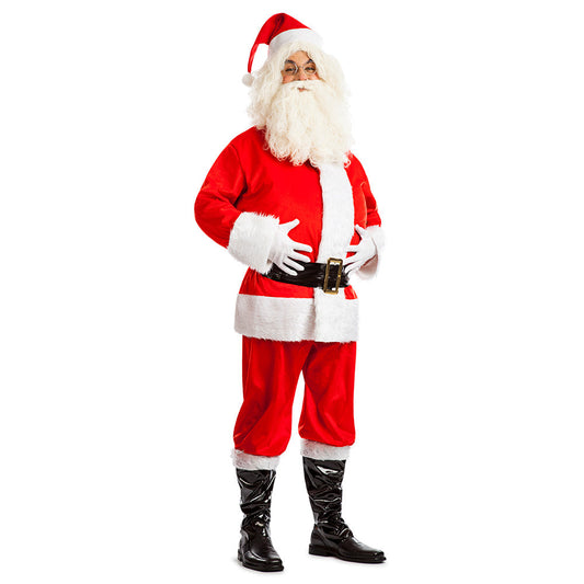 Weihnachtsmann Kostüm Deluxe – Boland Rot-Weiß Samt Set - Fasnacht24.ch