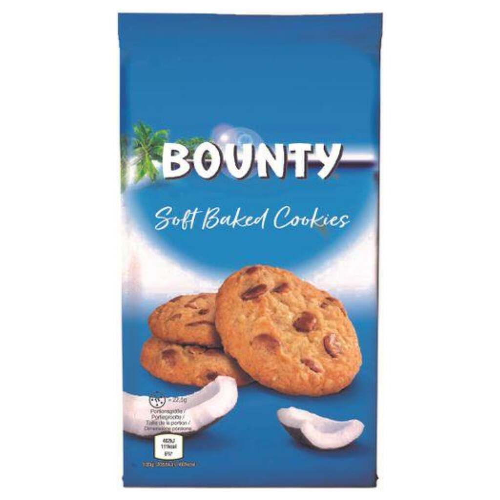 Bounty Soft Baked Cookies 180 g – Weiche Schokoladen-Kokos Kekse