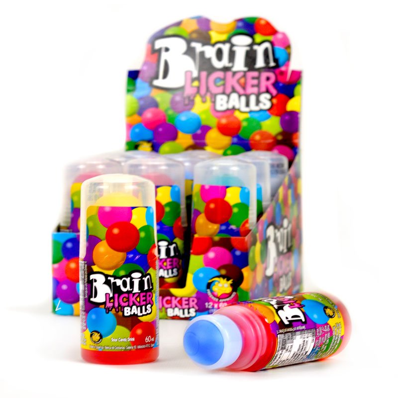 Brain Licker freekee Brain Licker Balls 60 ml Roll-on fruchtig-saure Flüssigbonbons