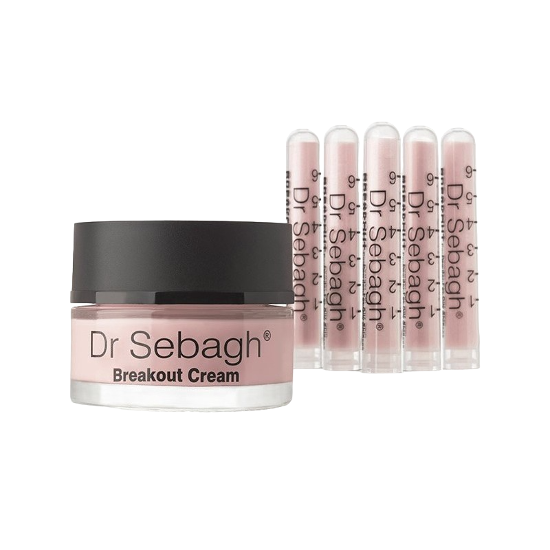 Dr Sebagh Hautpflegeset Breakout Set Dr Sebagh: Breakout, Anti-Acnee, Powder Tubes, 5 pcs, 1.95 g + Breakout, Calming, Day, C
