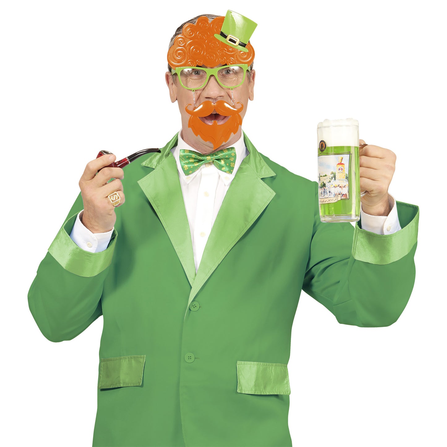 "BRILLE ST. PATRICK'S DAY MIT BRILLE UND SCHNAUZBART" – Ansicht 5