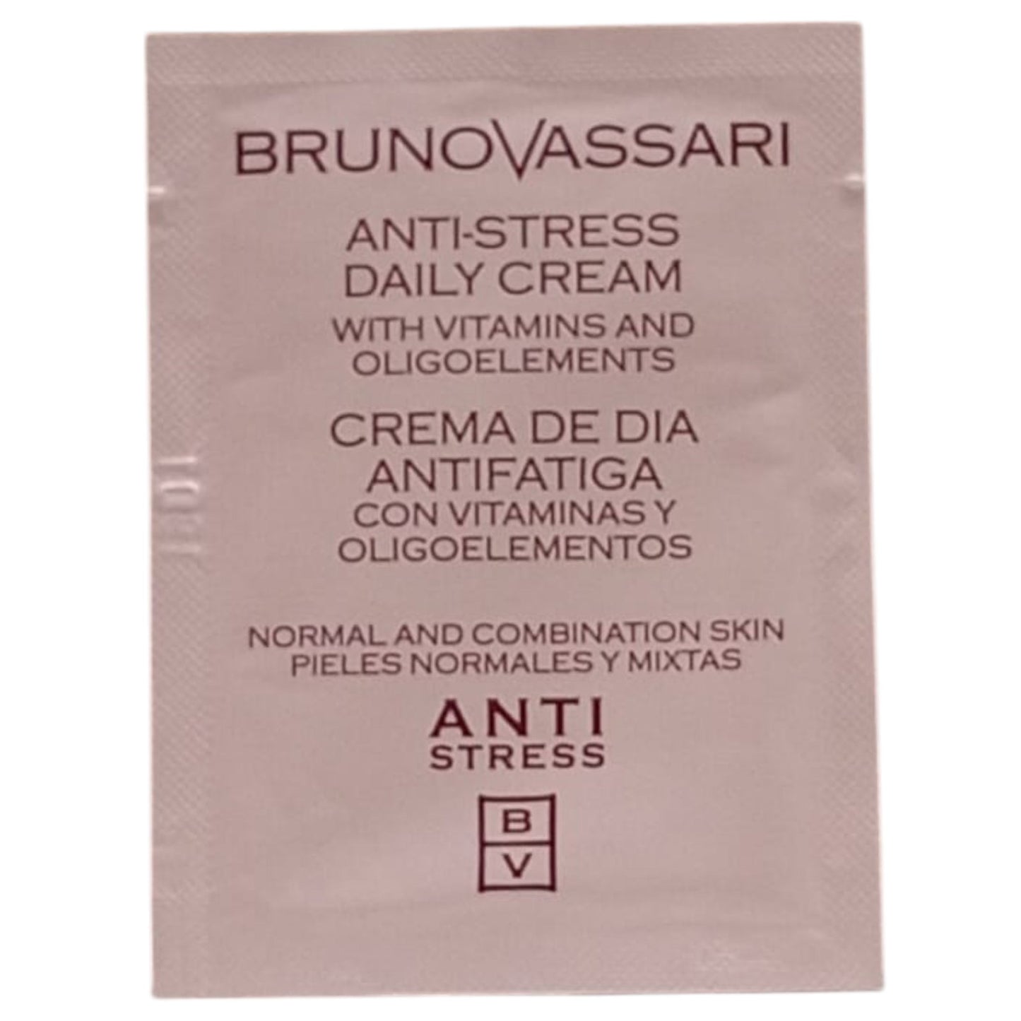 Bruno Vassari Bruno Vassari, Anti Stress, Ermüdungsfrei, Täglich, Sahne, Für das Gesicht, 3 ml *Muster Sample