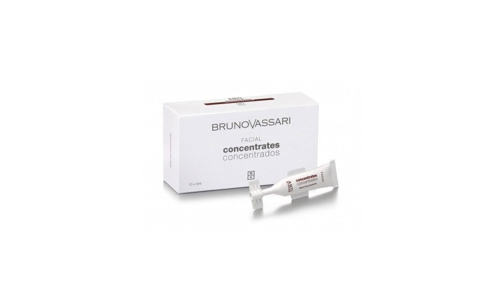 Bruno Vassari Setzen, Bruno Vassari, Anti Stress, Revitalisierung, Konzentrieren, Für das Gesicht, 10 stk., 3 ml Regular