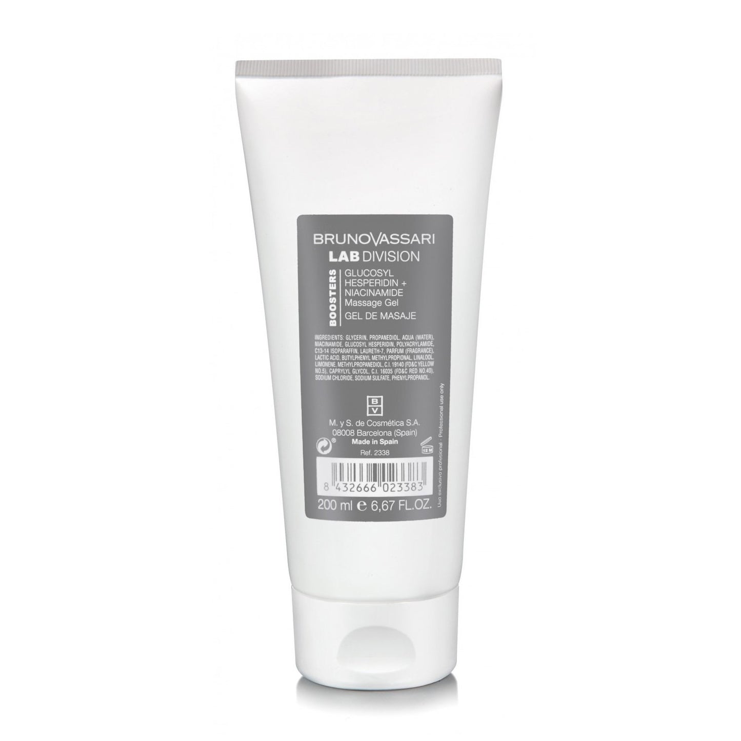Bruno Vassari, Lab Division, Glucosyl-Hesperidin, Hydratisierend, Gel, Für das Gesicht, 200 ml