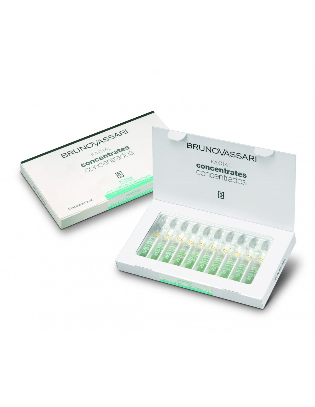 Bruno Vassari Setzen, Bruno Vassari, Pure Solutions, Niacinamid, Reinigung, Ampullen Behandlungsserum, Gegen Öligkeit, Für da