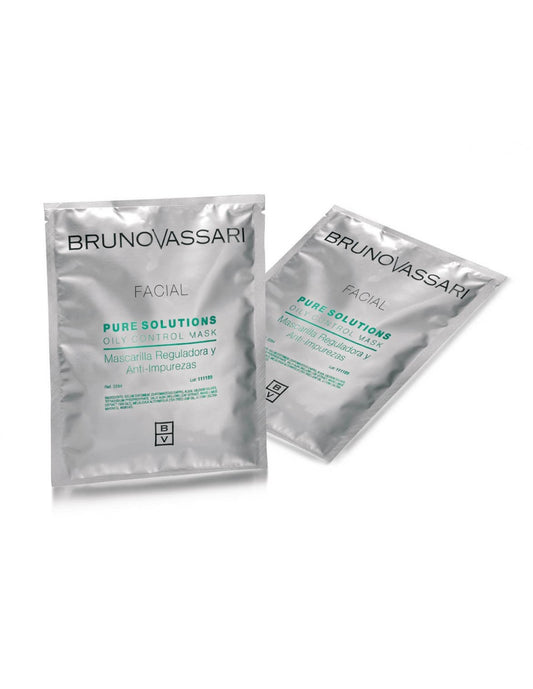 Bruno Vassari Setzen, Bruno Vassari, Pure Solutions, Teebaumöl, Beseitigt Unreinheiten, Peel-Off-Maske, Für das Gesicht, 6 st