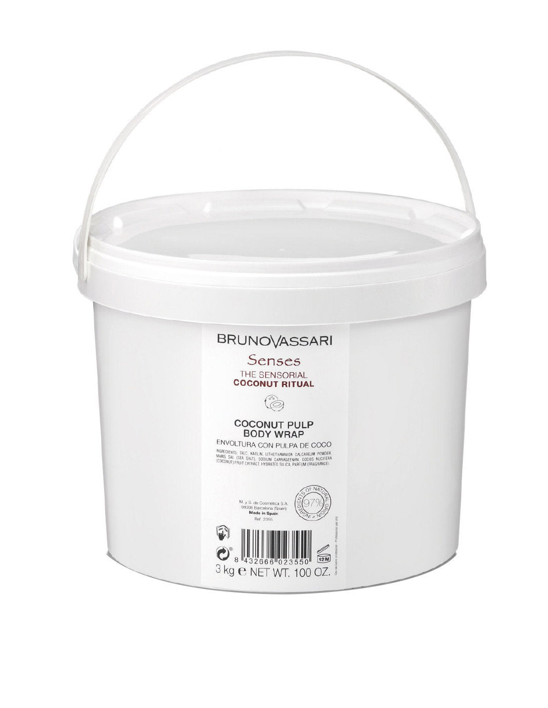 Bruno Vassari Bruno Vassari, Senses, Kokosnuss, Peeling-Behandlung, 3000 g Regular