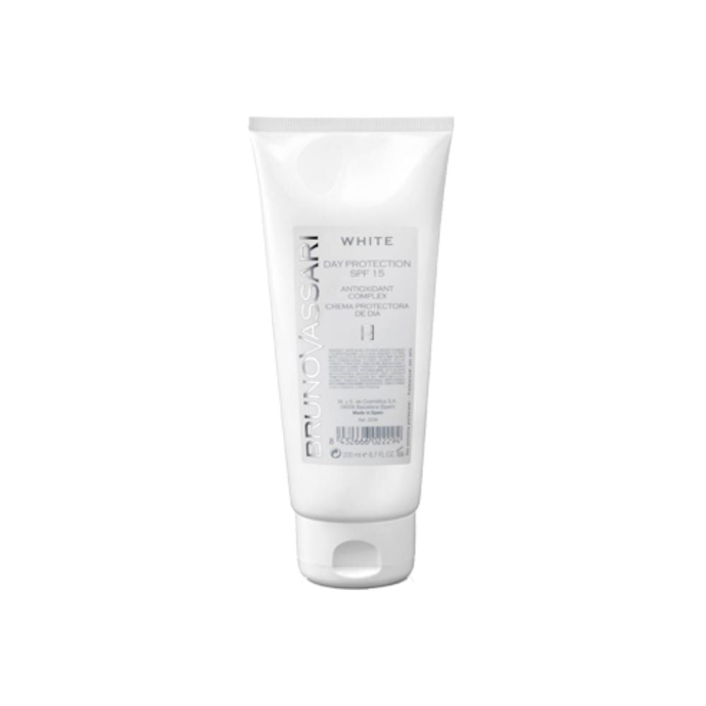 Bruno Vassari Bruno Vassari, White, Sonnenschutz, Tag, Sahne, Für das Gesicht, SPF 15, 200 ml Regular