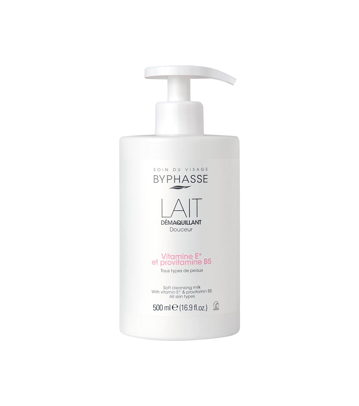 Byphasse, Soft, Hydratisierend, Reinigungsmilch, Für das Gesicht, 500 ml
