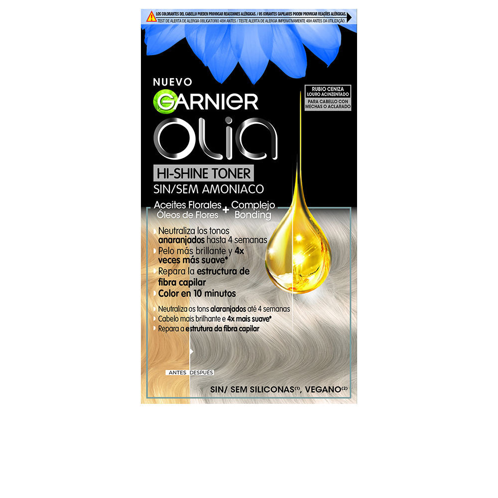 OLIA neutralizador tono sin amoniaco cabello mechas-aclarado #rubio ceniza 1 u