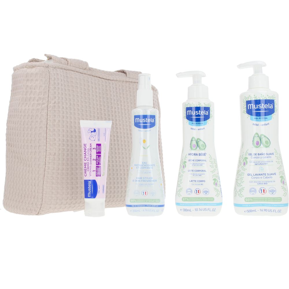 BEIGE TROLLEY BAG CASE 5 pcs