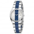 Calvin Klein CONTRAST K9E231VX Damen Quarzuhr Edelstahl 34 mm – Seitenansicht
