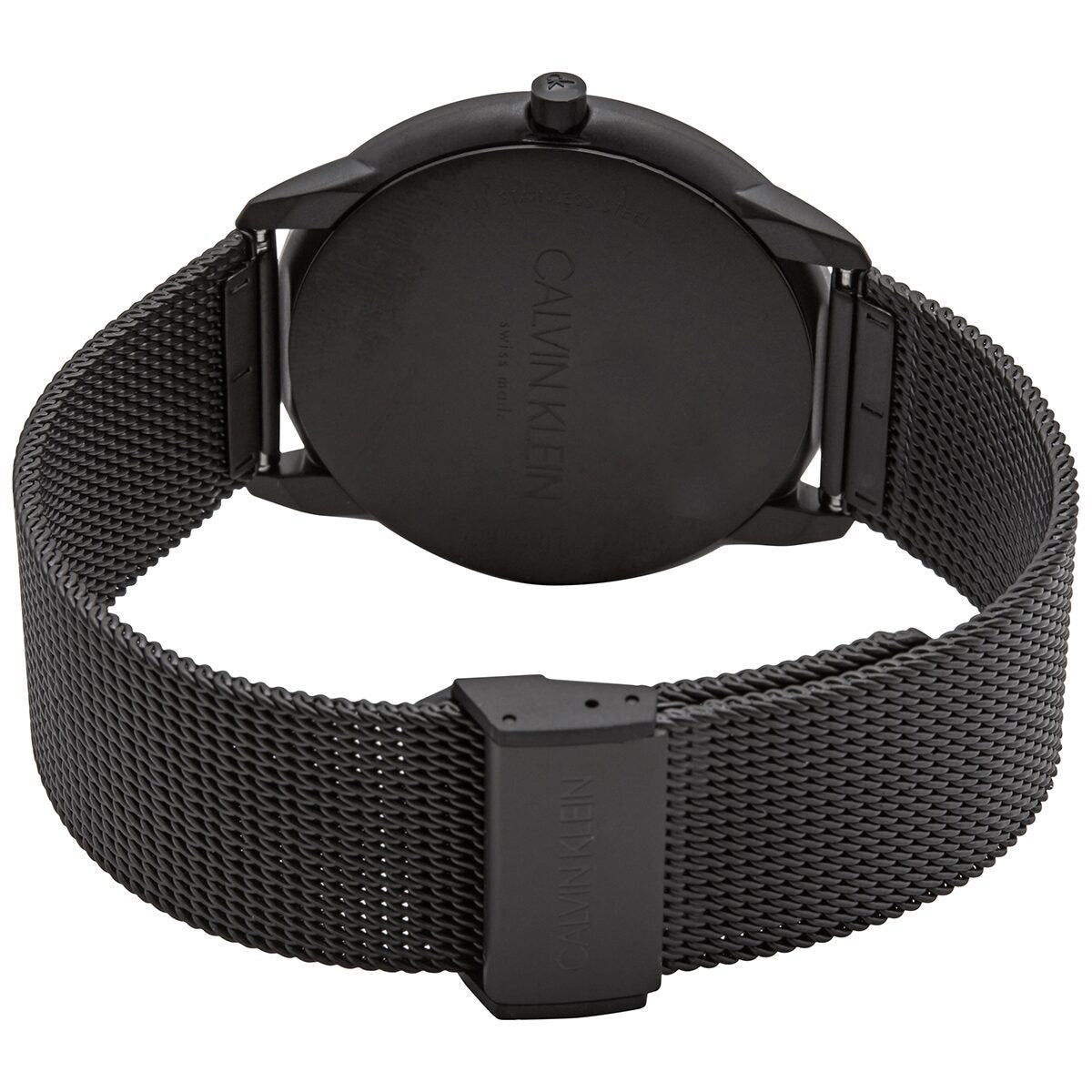 Calvin Klein MINIMAL K3M5T451 Herren Quarzuhr Schwarz Edelstahl 43 mm – Seitenansicht