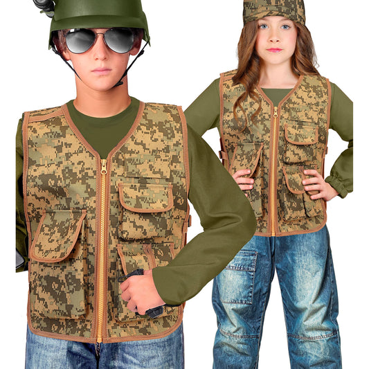 "CAMOUFLAGE TAKTISCHE EINSATZWESTE" – Vorderansicht