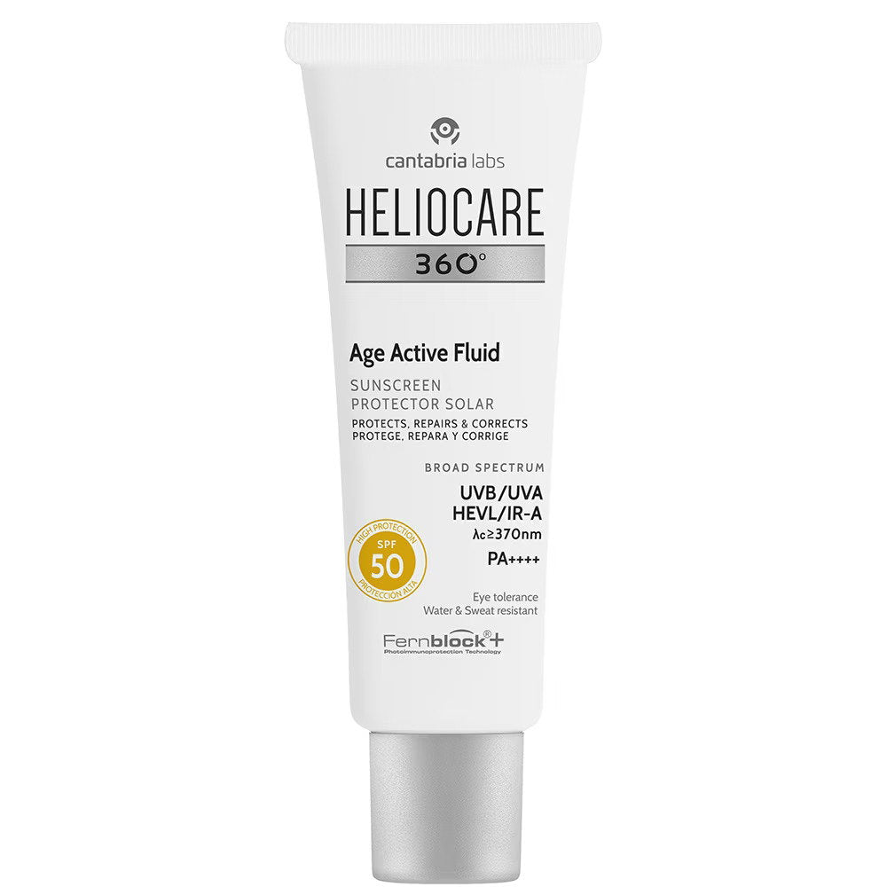 Cantabria Labs, Heliocare 360º, Sonnenschutz, Tag, Flüssigkeit, Für das Gesicht, SPF 50, 50 ml