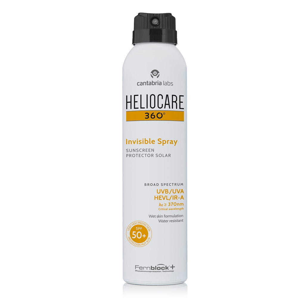 Cantabria Labs, Heliocare 360º, Feuchtigkeitsspendend, UV-Schutz, Sonnenschutzspray, SPF50+, 200 ml