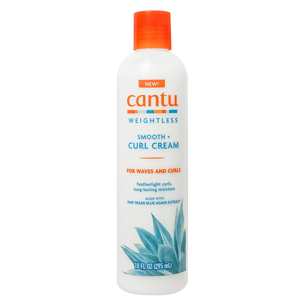 Cantu Cantu, Weightless Smooth + Curl, Leave-In Haarcreme Behandlung, Lockendefinition, 295 ml Regular