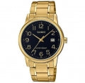 CASIO COLLECTION DATE GOLD - BLACK MTP-V002G-1BUDF Date - Armbanduhr 40 mm Schwarz ansicht-2