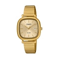CASIO COLLECTION DATE SQUARE - GOLD LTP-B166G-9AVEF Date - Armbanduhr 30 mm Gold ansicht-2