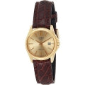 CASIO COLLECTION LADY DATE LEATHER - GOLD LTP-1183Q-9ADF Date - Armbanduhr 29 mm Gold ansicht-2