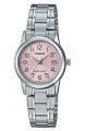 CASIO COLLECTION LADY DATE - PINK LTP-V002D-4BUDF Date - Armbanduhr 25 mm Rosa ansicht-2