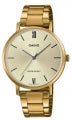 CASIO COLLECTION MINIMAL GOLD - GOLD LTP-VT01G-9BUDF Only Time - Armbanduhr 34 mm Gold ansicht-2
