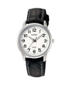 CASIO COLLECTION Mod. LADY 3H - LEATHER, WHITE LTP-1303L-7BVDF Only Time - Armbanduhr 30 mm Weiss ansicht-2