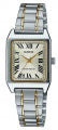 CASIO COLLECTION Mod. LADY TANK, ALLOY, SILVER&GOLD - CHAMPAGNE LTP-V007SG-9BUDF Only Time - Armbanduhr 22 mm Gold ansicht-2