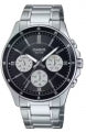 CASIO COLLECTION Mod. MULTIFUNCTION CALENDAR - BLACK & WHITE PANDA MTP-1374D-1A3VDF Day - Date - 24H - Armbanduhr 43.5 mm Schwarz ansicht-2