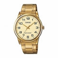 CASIO COLLECTION Mod. ONLY TIME, GOLD - CHAMPAGNE MTP-V001G-9BUDF Only Time - Armbanduhr 38 mm Gold ansicht-2