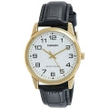 CASIO COLLECTION Mod. ONLY TIME GOLD, LEATHER - WHITE MTP-V001GL-7BUDF Only Time - Armbanduhr 38 mm Gold ansicht-2