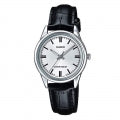 CASIO COLLECTION Mod. ONLY TIME LADY, LEATHER - WHITE LTP-V005L-7AUDF Only Time - Armbanduhr 28 mm Weiss ansicht-2