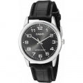 CASIO COLLECTION Mod. ONLY TIME, LEATHER - BLACK MTP-V001L-1BUDF Only Time - Armbanduhr 38 mm Schwarz ansicht-2