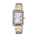 CASIO COLLECTION Mod. TANK STEEL&GOLD - ARGENTEE LTP-1234PSG-7AEG Only Time - Armbanduhr 21 mm Gold ansicht-2