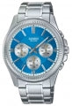 CASIO COLLECTION MULTIFUNCTION CALENDAR - LIGHT BLUE MTP-1375D-2A2VDF Day - Date - 24H - Armbanduhr 42 mm Blau ansicht-2
