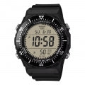 CASIO COLLECTION & VINTAGE DIVER New Case LCD Schwarz AE-1700H-1AVEF Multifunktion Armbanduhr 47 mm – Seitenansicht