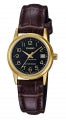 CASIO COLLECTION & VINTAGE LTP-V002GL-1BUDF Date Armbanduhr 25 mm Schwarz ansicht-3