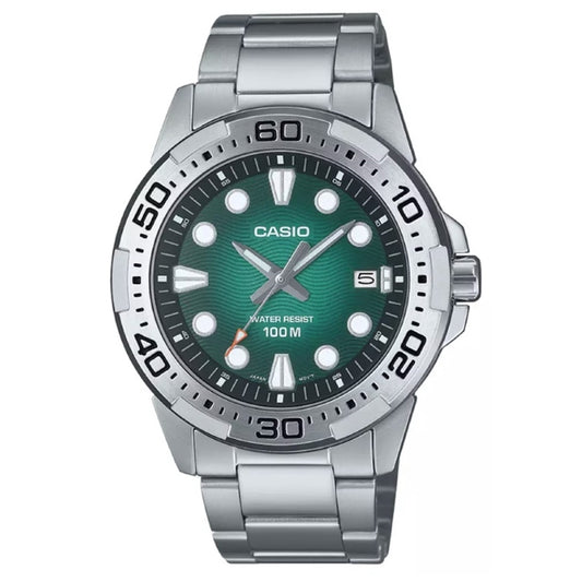 CASIO COLLECTION & VINTAGE MTD-140D-3AVDF Date Armbanduhr 44 mm