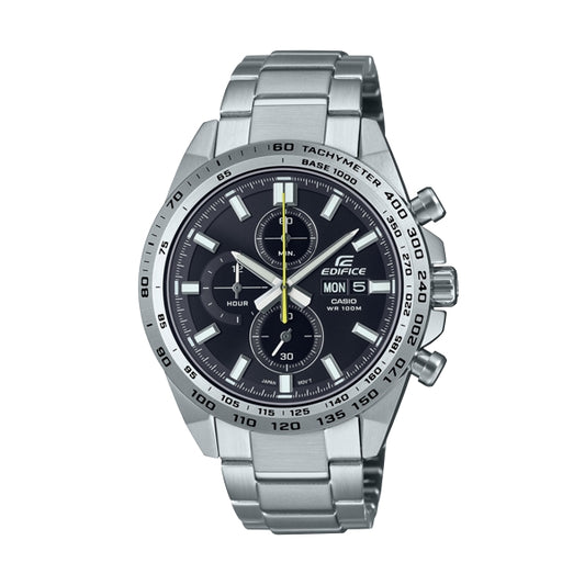 CASIO EDIFICE Mod. SPORT CHRONO BLACK ***SPECIAL PRICE*** EFR-574D-1AVUEF Chronograph Armbanduhr 42 mm Schwarz