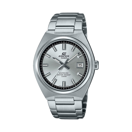 CASIO EDIFICE Mod. SPORT, DATA - SILVER EFB-109D-7AVEF Date Armbanduhr 38.5 mm Silber